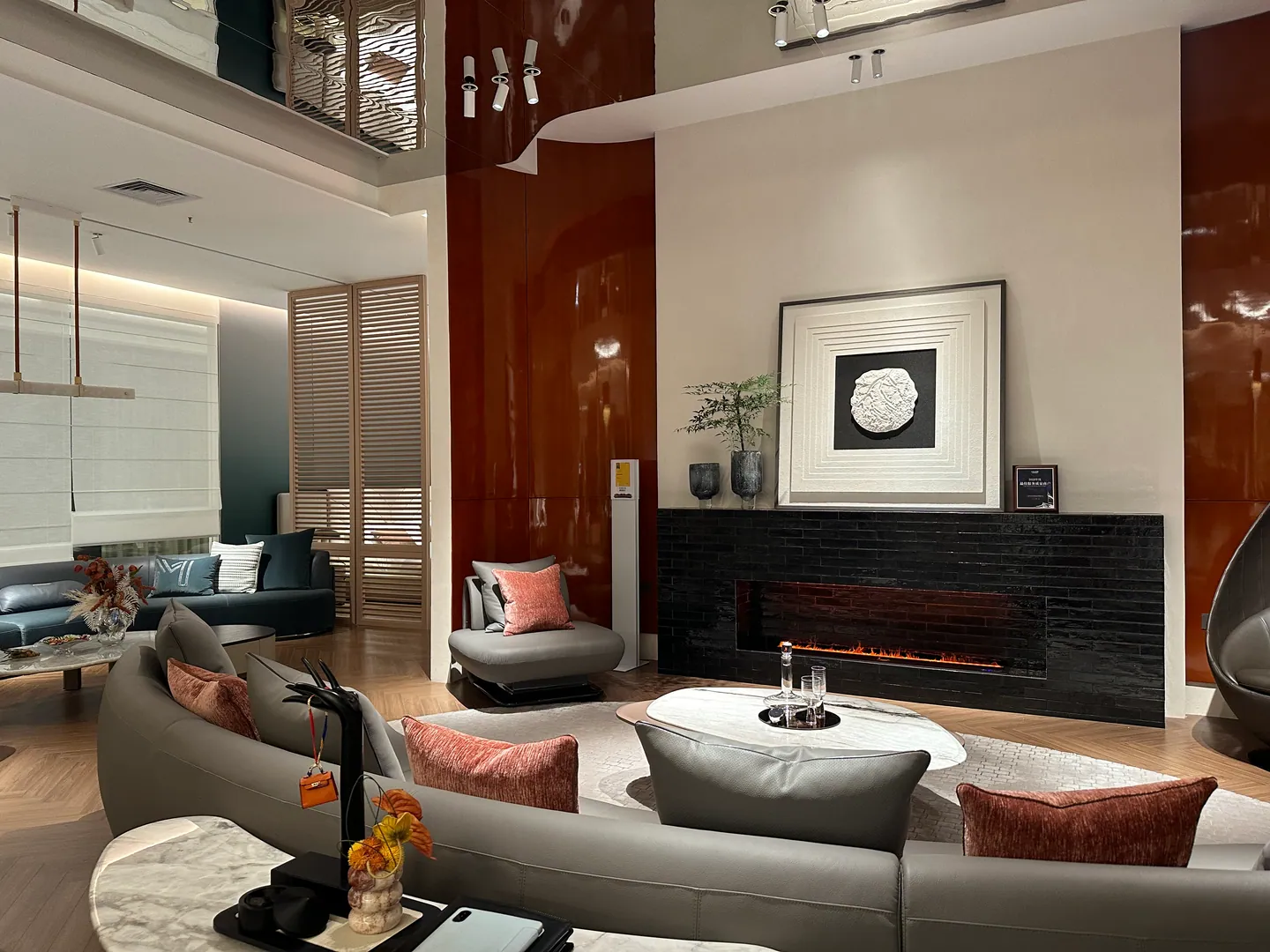 Hospitality-style furniture showroom reviewed for hotel FF&E procurement in Foshan
